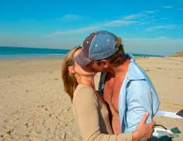 Namorados apaixonados